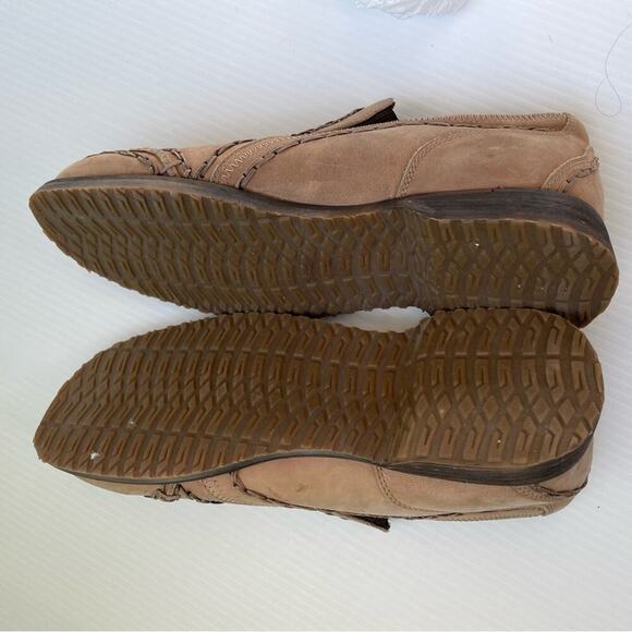 Bed/stu mens slip on leather loafer stitching detail size 13 tan - Picture 13 of 14